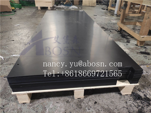 1000 x 2000 mm rotes UHMWPE-Blatt für Rohr