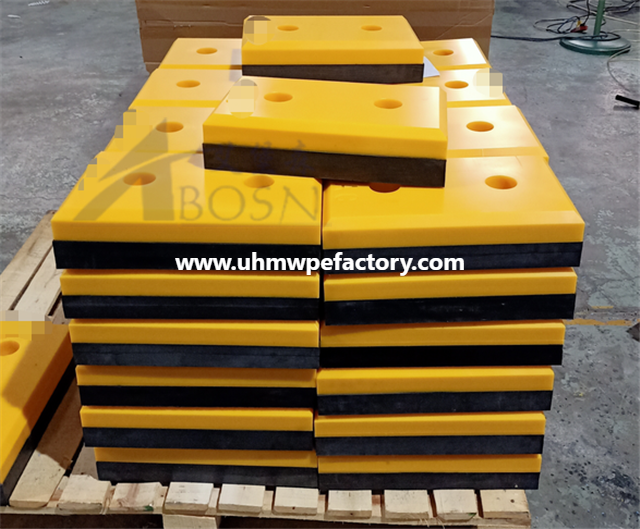 OEM Green HDPE Engineering Plastic Parts für Dock Bumper