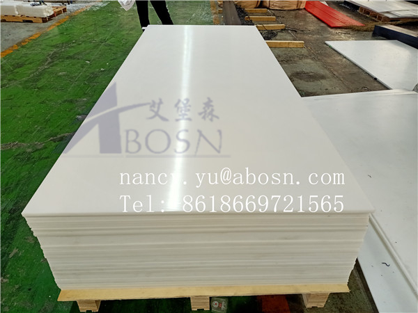 1000 x 2000 mm rotes UHMWPE-Blatt für Rohr