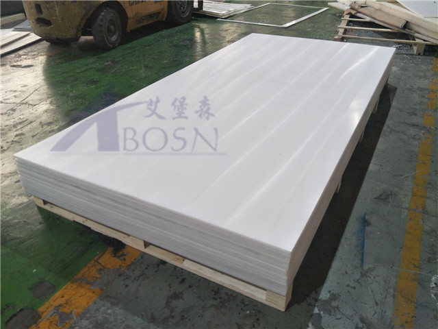 3050 x 1220 mm gelbes UHMWPE-Blatt für UHMWPE-Liner