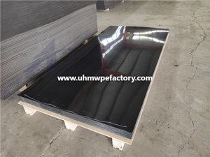 1220 * 2440 mm schwarz mattes HDPE-Blatt für Hafen und Dock