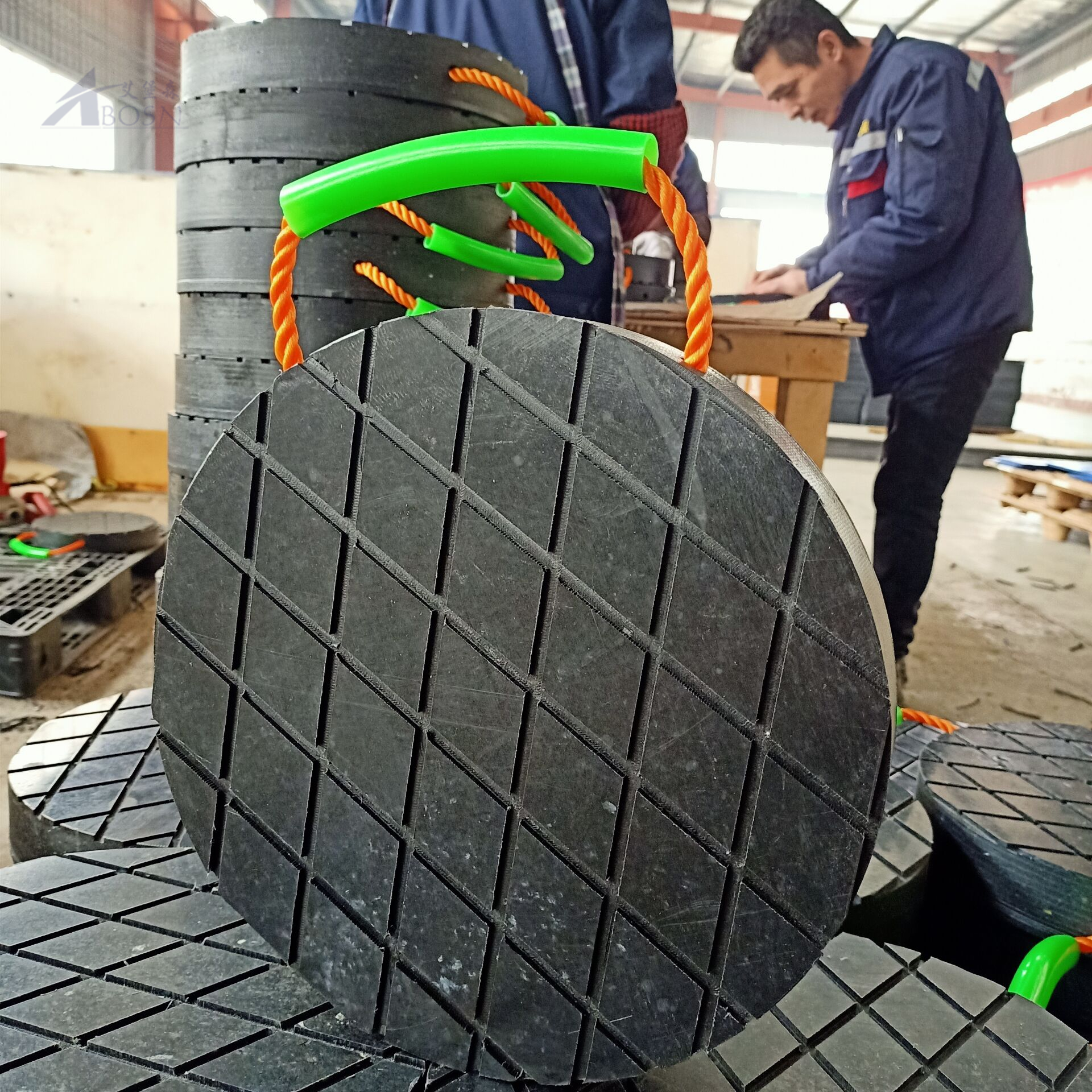 Outrigger Pads Verschleißfestes UHMWPE-Fußpolster für Krane