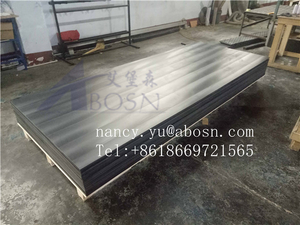 3050 x 1220 mm blaue UHMWPE-Platte für glasgefüllte UHMWPE-Platte