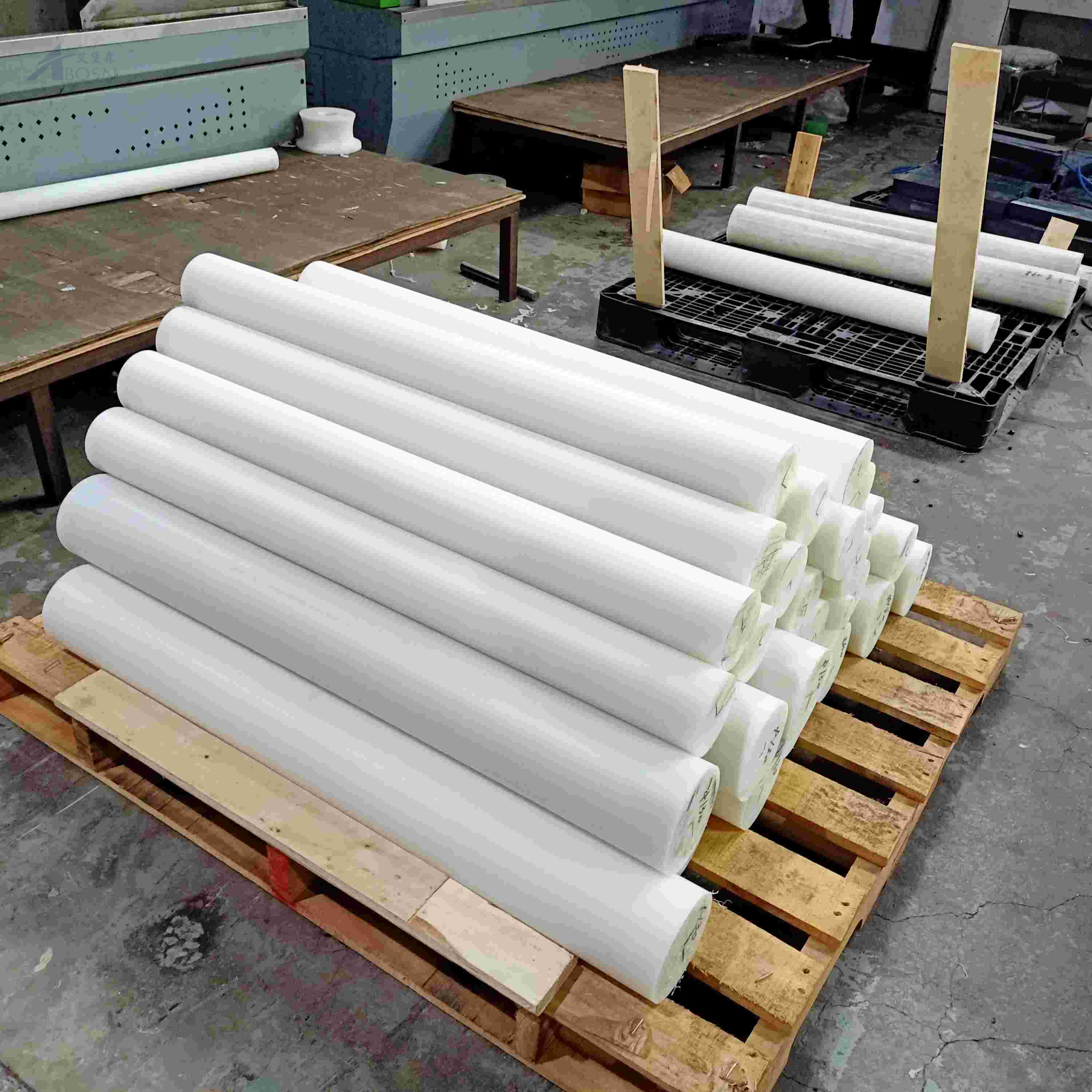 Stab HDPE Polyethylen Bearbeitbarer Kunststoff PMMA ABS Uhmwpe Hdpe Nylon Pom 1,75 mm bis 500 mm 