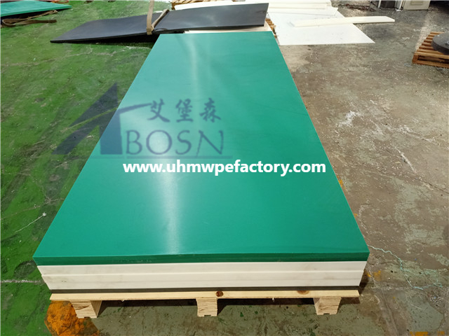 3050 x 1220 mm rotes UHMWPE-Blatt für Stange