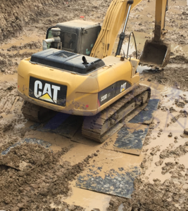 Benutzerdefinierte Logos HDPE-Bodenschutzmatten Schutzmattensystem