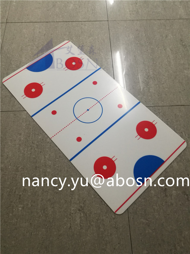 Leichtes natürliches HDPE Sheet Hockey Shooting Pad