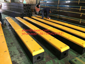 1000 x 2000 mm weißes UHMWPE-Blatt für Marine Fender Pad