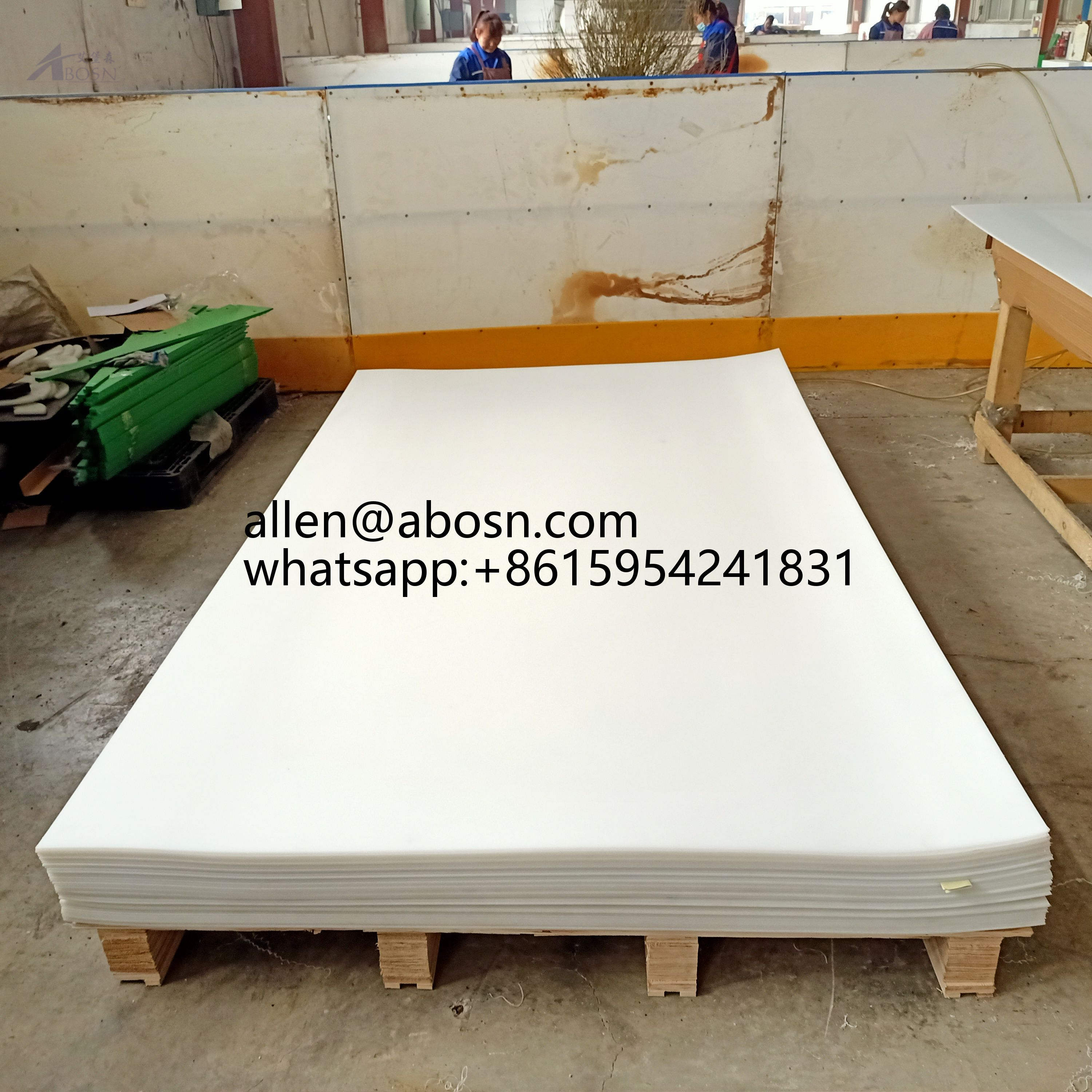 1000 x 2000 mm natürliches UHMWPE-Blatt für PE 500-Blatt