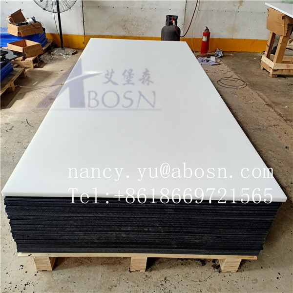 3050 x 1220 mm blaue UHMWPE-Platte für glasgefüllte UHMWPE-Platte