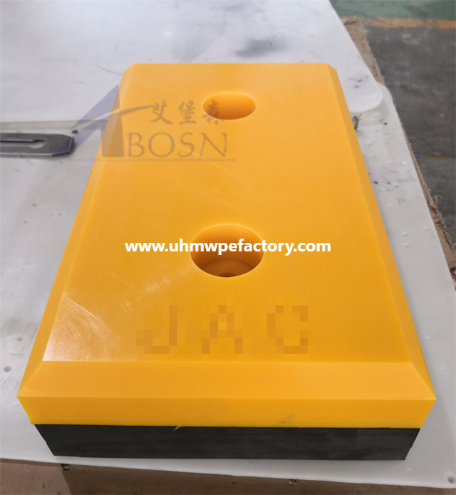 OEM Green HDPE Engineering Plastic Parts für Dock Bumper