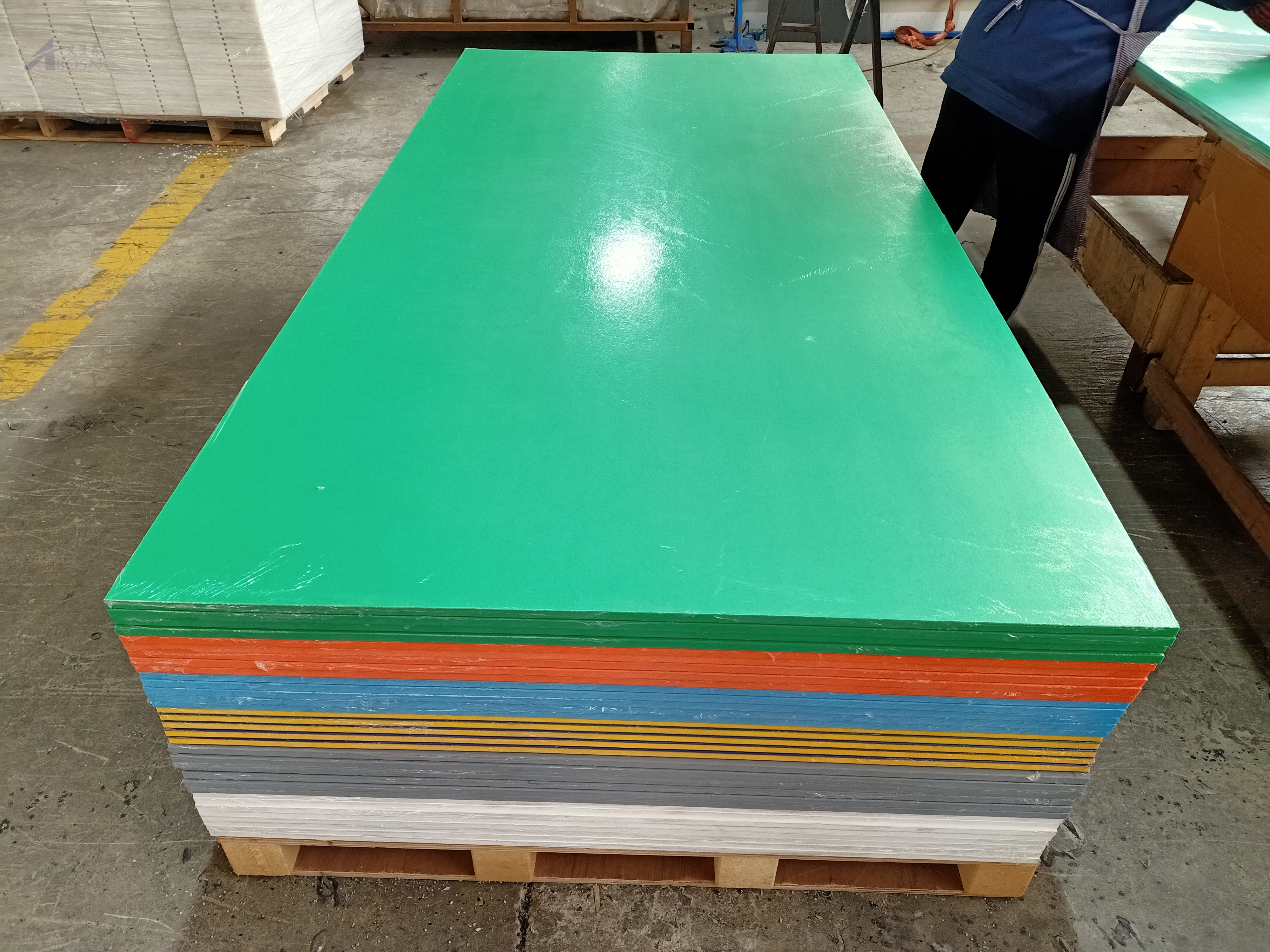 Peel Surface Board Orange Grün Gelb Farbe HDPE-Folie China Factory