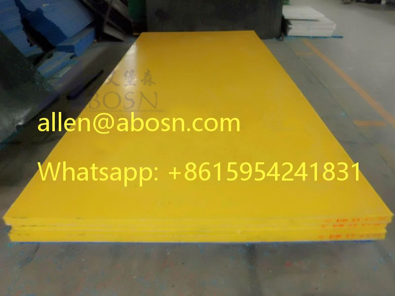 3050 x 1220 mm blaues UHMWPE-Blatt für Rohr